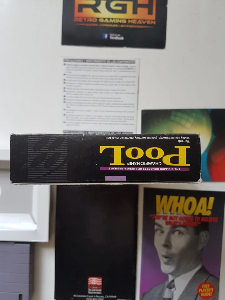 CHAMPIONSHIP POOL SUPER NINTENDO USA SNES GAME VERY GOOD CON MAJESCO LATER PRINT - Image 4 of 4