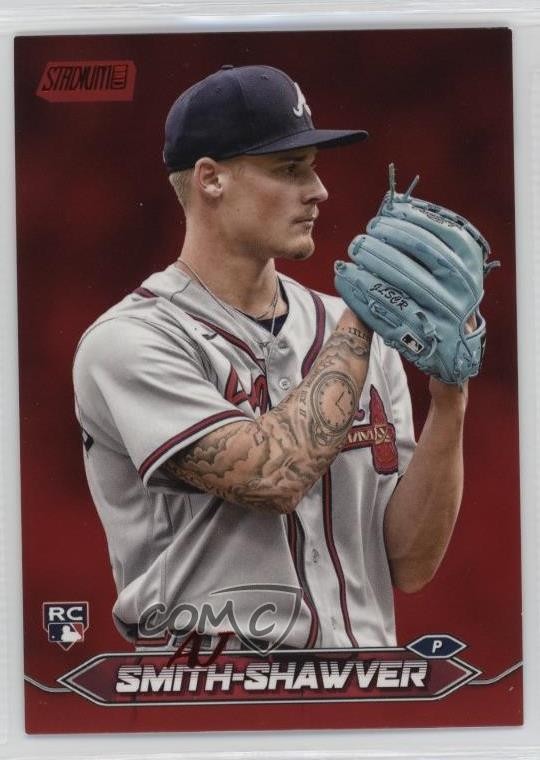 2024 Topps Stadium Club Red Foil AJ Smith-Shawver #55 uk2