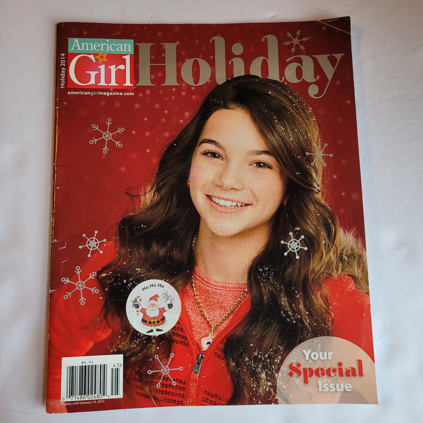 American Girl Magazine Holiday 2014, Christmas, Includes The Stickers & Poster