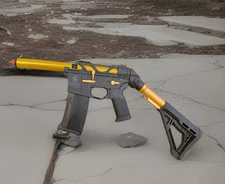 Lancer Tactical AirTac Gen 3 AEG AirSoft Rifle Gun Gold Drop Stock Nebula 330fps