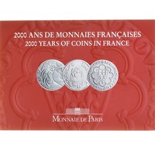 [#347116] France, Coffret 3x 5 Francs, 2000 Ans de Monnaies Françaises (1/3), 20