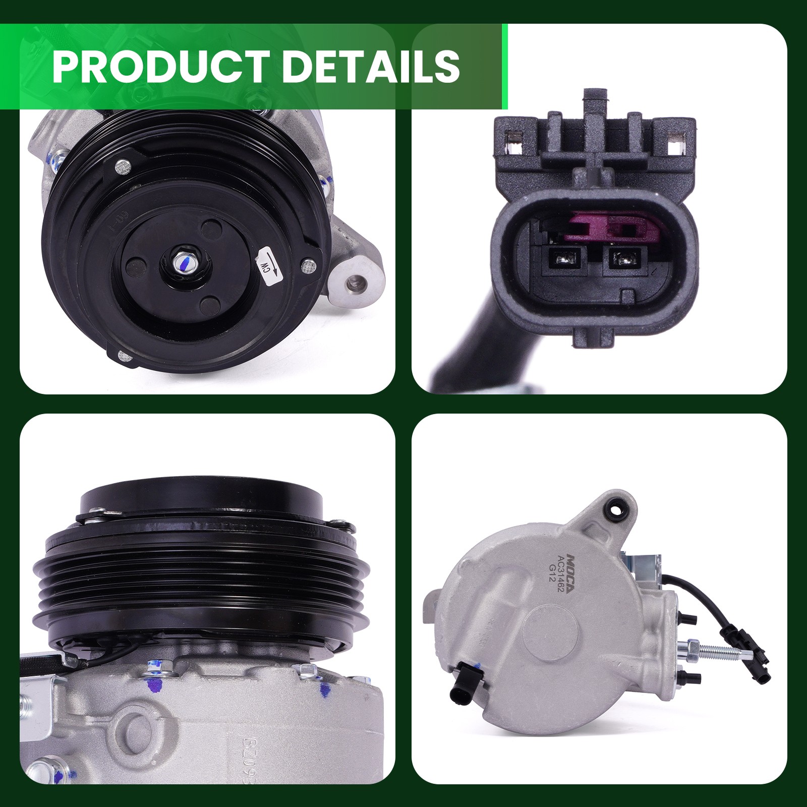 A/C Compressor Fit Cadillac Escalade Chevrolet Silverado GMC Sierra Yukon