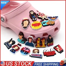 Stranger Things Charms Fits Croc SET OF 16 Shoe Clog Charms Decoration Buckles