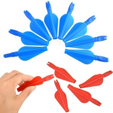 Bogenschie&szlig;en Pfeilnocken 8mm Gummischwanz Befiederung Fl&uuml;gel Anschluss DIY Jagd