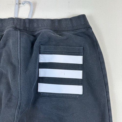 Adidas Essentials Fleece Joggers Black Track Pants Mens Large Sweatpants Thick - Picture 7 of 9