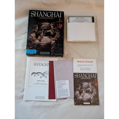 Shanghai Activision Strategie Platte Spiel IBM Px Tandy Floppy DVD Packung