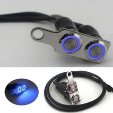 12V Motorcycle Handlebar Switch Waterproof Push Button for Headlight  Fog Light