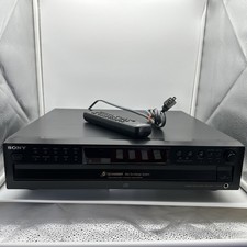 Sony 5-Disc CD Carousel Changer Exchange System CDP-CE375 With Remote - WORKS 