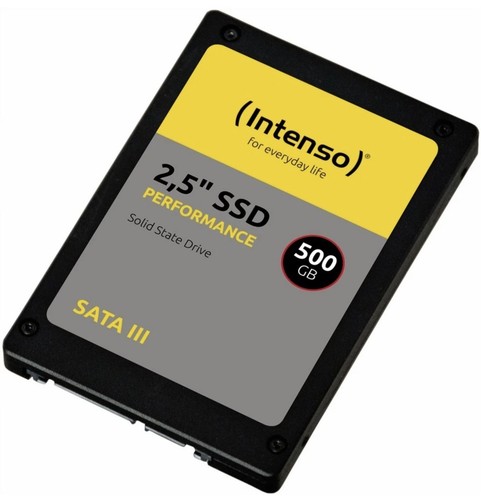 Intenso Solid State Disks (SSD) Intern SSD 2,5" SATA III Perform. (500GB)