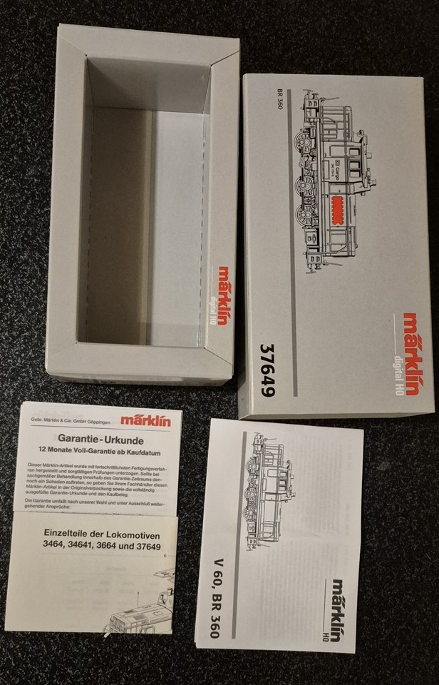 Locomotive Diesel Märklin HO 37649 DB BR 360 Cargo 360 159-8 - Occasion
