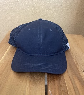 Carhartt Mens Navy Blue Rugged Professional Series Hat Mesh Snapback Cap OSFA