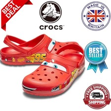 UK*Brand New* Crocs Lightning McQueen Cars ALL ADULT SIZES Tik Tok Trending 2026