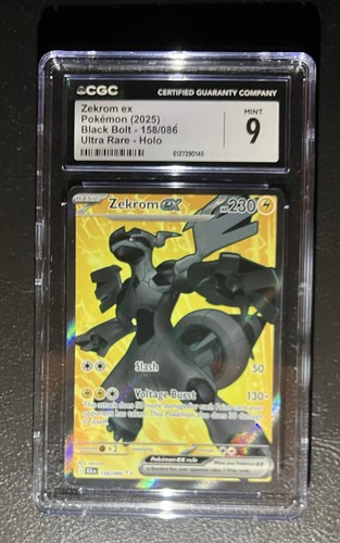 Pokemon TCG Zekrom ex 158/086 Ultra Rare Black Bolt