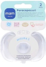 MAM Kontakt-Brusth&uuml;tchen Silikon Gr. S/Klein 2 Stk Sterilisierbox BPA/BPS-frei
