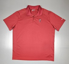 Nike Mickey Mouse Golf Polo Shirt Mens 2XL. Red Dri-Fit Disney Parks ShortSleeve