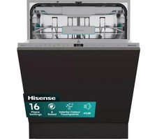 Image of New Graded HISENSE HV16AUK Full-Size Fully Integrated Dishwasher  RRP £499 M51