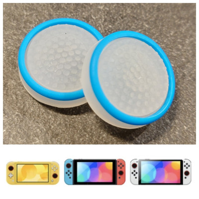   Nintendo Switch Joystick Joy-Con Schutz Kappen Grip Caps Clear Analog Stick 