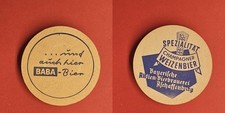 Bayerische Aktien-Brauerei Aschaffenburg BABA Brauerei Bierdeckel Bier