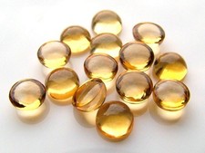 AAA Citrine 10mm Round Cab Cabochon Gemstone For making Jewelry