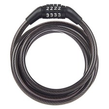 Brinks Covered 5/16 x 5 feet Flexible Steel Combination Cable Lock