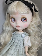Custom Icy Doll Full Set Blythe Size OOAK 1/6 Artist Doll with Dress