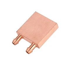 Copper Water Cooling Block for Graphics GPU Head CPU 40 * 40 * 10mm