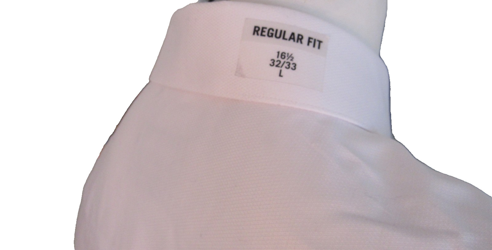 calvin klein steel + regular fit stretch wrinkle free white dress shirt L 16.5 thumbnail 6