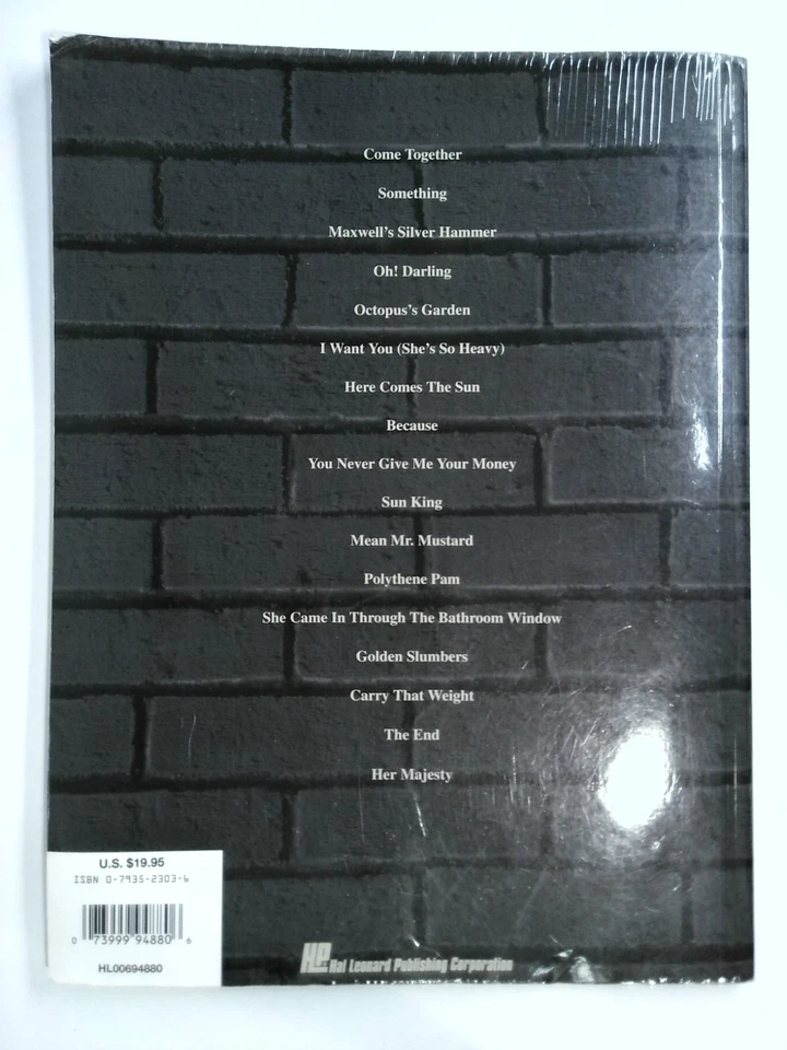 The Beatles Abby Road Guitar Tab Song Book & Sheet Music - Image 2 of 2