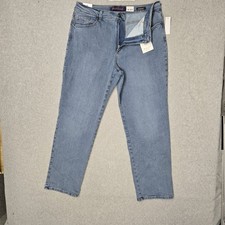 Gloria Vanderbilt Women Jeans 14 Blue Denim Amanda The Original Slimming NWT