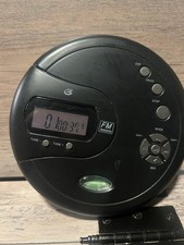 Portable CD Player GPX with FM Radio Model PC332B - Black Unit Tested