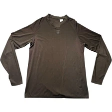 Reebok NFL Equipment Men’s Compression Base Layer Shirt Brown Size XL