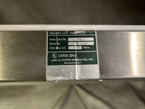 Gagne Inc Porta-Trace Light Box modello 2436 24”x36” - Foto 7 di 12