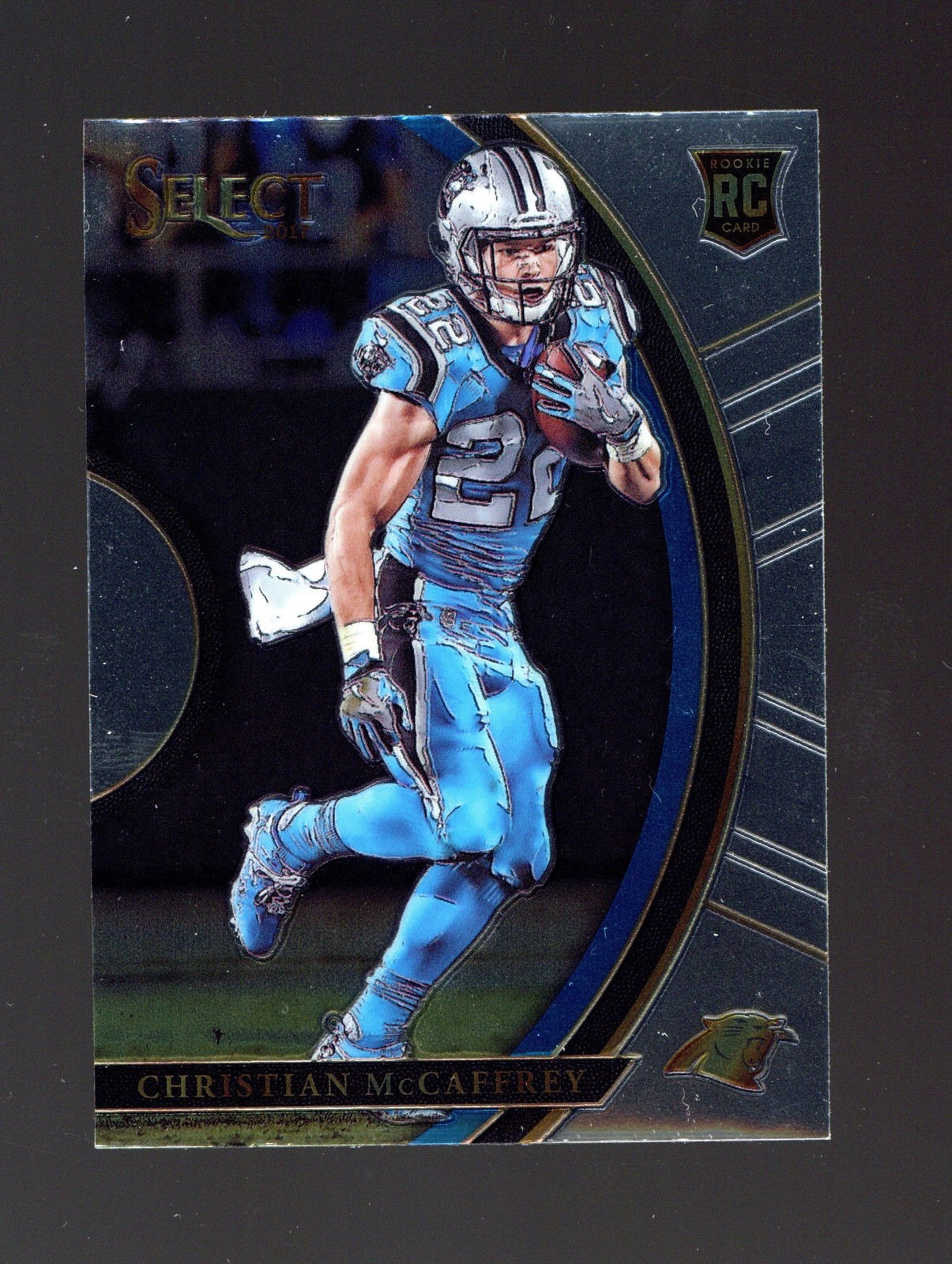 2017 Panini Select #74 Christian McCaffrey ROOKIE RC