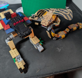 LEGO Pharaoh's quest bulk (Some parts from 7325,73267307,7327 and some minifigs)