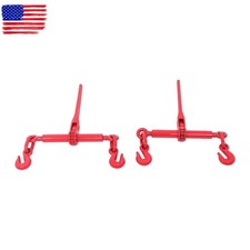 2 Pack Ratchet Chain Binder Load Binder 5/16"-3/8" 5400lbs for Tie Down Truck