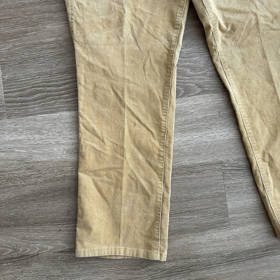 Talbots Curvy Corduroy Casual Pants Yellow Women’s Petite 16P - Image 3 of 4