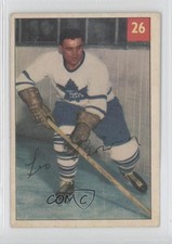 1954-55 Parkhurst Leo Boivin (Text Back) #26 HOF 0k4
