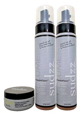 SudzzFX PowerFoam Styling Soufflé 8.5 Oz & Volume & Shaping Cream 2 Oz Pack of 3