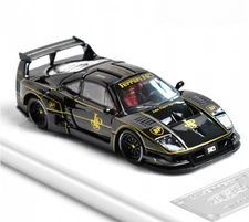  DK 1:64 APA Black F40 Racing Sports Model Diecast Metal Car 