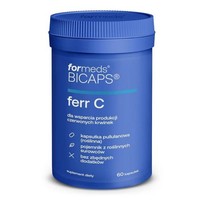 Capsule Bicaps Ferr C Con Ferro E Vitamina C Formeds, 60 Pezzi.