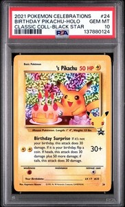 Psa 10 Birthday Pikachu | eBay