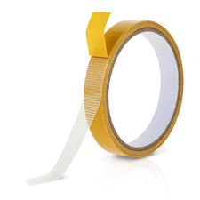 Double Sided Fabric Tape Heavy Duty for Clothes 0.6 in X 32.8FT Long Clear Tape 