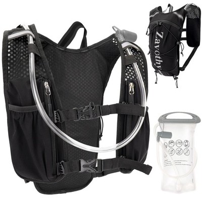Zavothy Hydration Backpack with Rain Cover, 1.5L Lightweight Hydration Pack f...