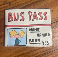 Culturefly Hey Arnold! Nickelodeon Box Paper Wallet 2017 Viacom