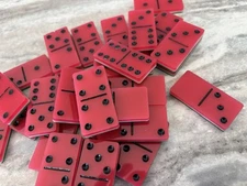 Watermelon Handmade Resin Domino Set