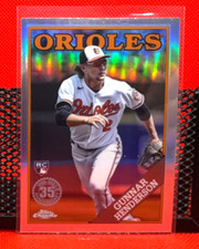 2023 TOPPS CHROME UPDATE GUNNER HUNDERSON RC REFRACTOR 35TH ANNIVERSARY 88CU-8
