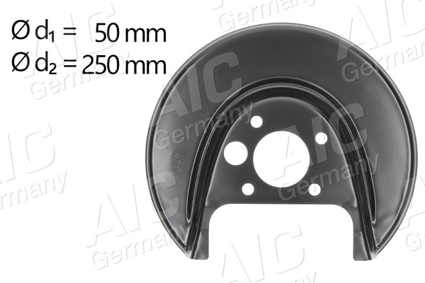 Spritzblech Ankerblech Hinterachse Links FÜR Vw, Skoda, Seat - AIC 54703-image