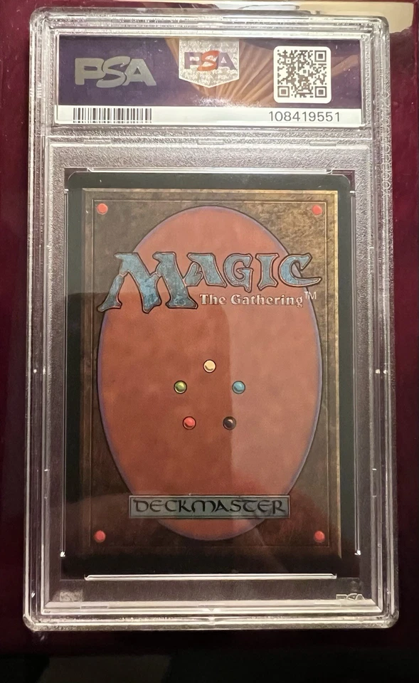 Magic The Gathering 1994 MTG Revised Shivan Dragon PSA 9 Mint - Image 2 of 2
