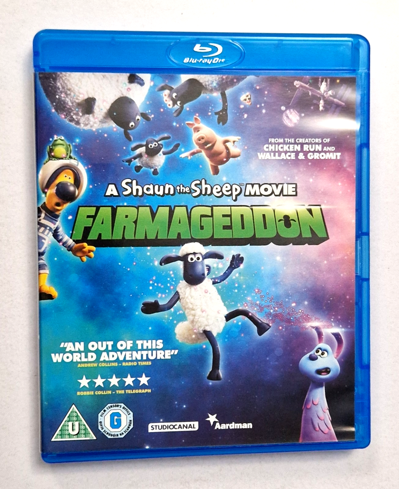 A Shaun the Sheep Movie: Farmageddon BLU RAY Kids Film