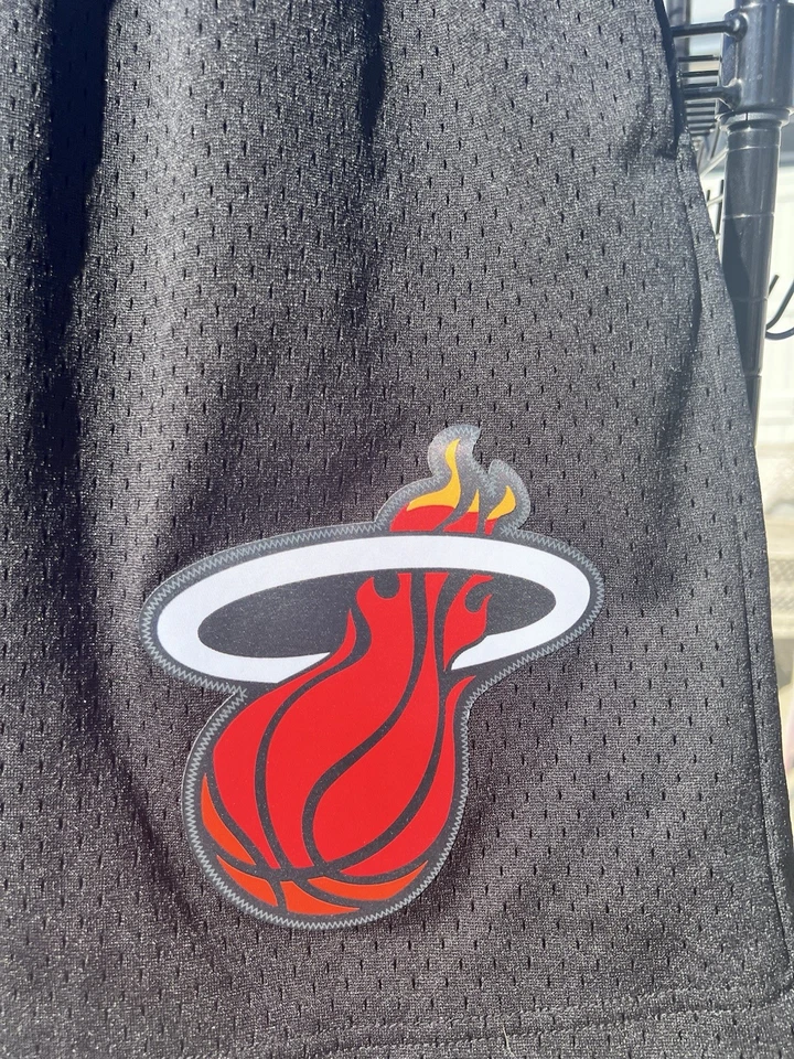 Mitchell & Ness Miami Heat Hardwood Classics Swingman Черные Шорты Мужские Размер M - Изображение 3 из 4